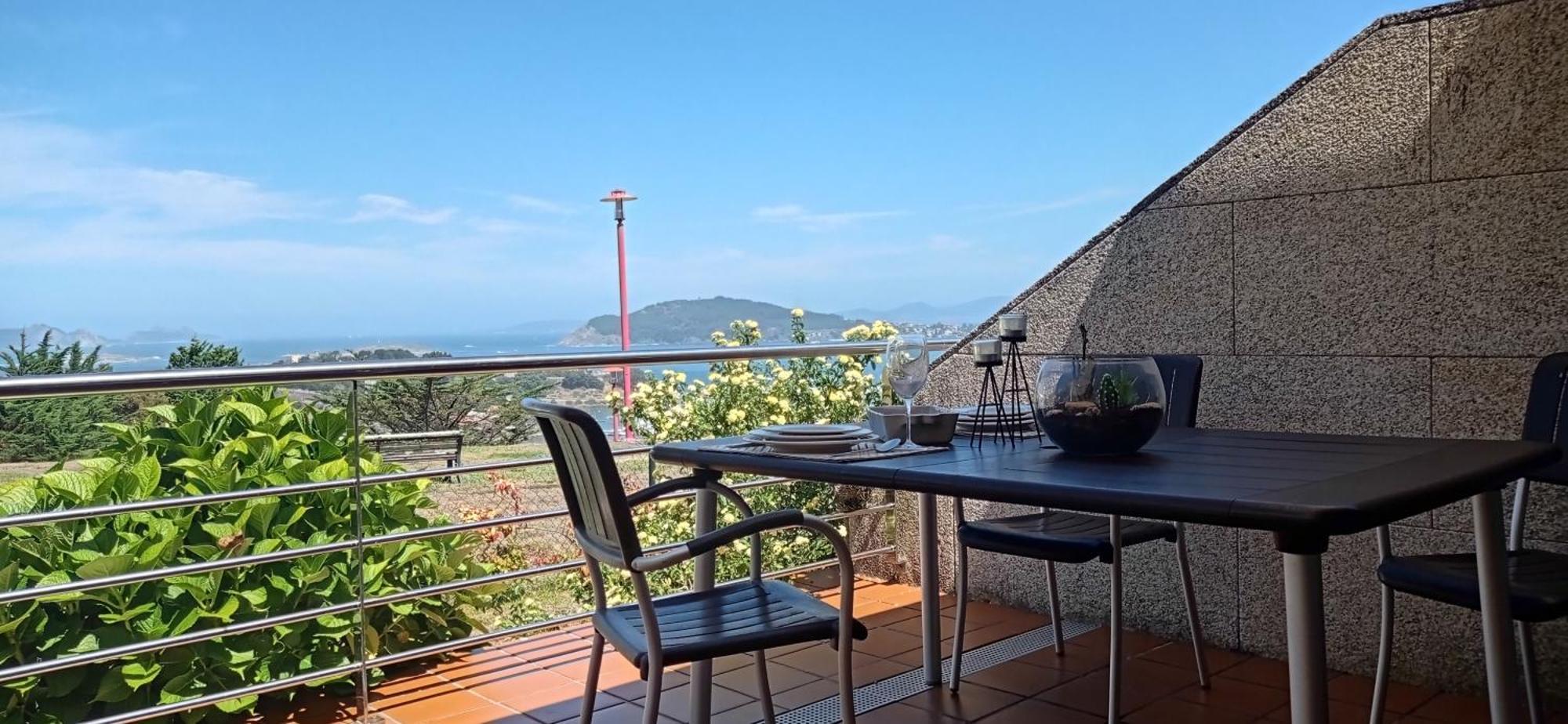 Impresionantes Vistas En Baiona Lägenhet Exteriör bild