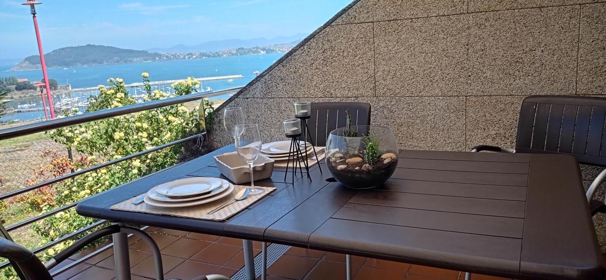 Impresionantes Vistas En Baiona Lägenhet Exteriör bild